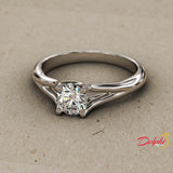 0.47ct Brilliant Diamond Solitaire Gold Engagement Ring  - 02CG15