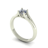 0.47ct Brilliant Diamond Solitaire Gold Engagement Ring  - 02CG15