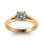 0.47ct Brilliant Diamond Solitaire Gold Engagement Ring  - 02CG15