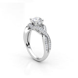 1.16ct Brilliant Cut Diamond Gold Bridal Set  - 02CG17