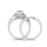 0.7ct Brilliant Cut Diamond Gold Bridal Set  - 02CG19