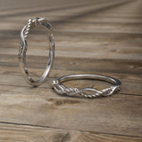 Gold Twisted Rope Wedding Band - 02DS07