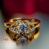 0.72ct Brilliant Diamond Gold Engagement Ring - 03US16