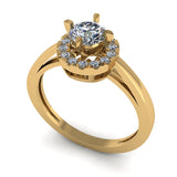 0.64ct Brilliant Cut Diamond Gold Engagement Ring - 03US29