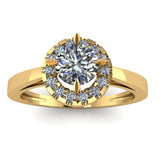 0.64ct Brilliant Cut Diamond Gold Engagement Ring - 03US29