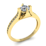 0.63ct Brilliant Cut Diamond Gold Engagement Ring - 03US32