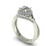 1.49ct Brilliant Cut Diamond Gold Engagement Ring - 03US33