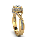 1.49ct Brilliant Cut Diamond Gold Engagement Ring - 03US33