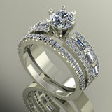 2.21ct Diamond Gold Bridal Set  - 03US87