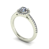 1.13ct Round Diamond Gold Engagement Ring  - 04US04