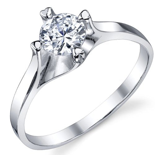 Silver engagement deals ring price