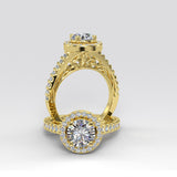 Gold Engagement Ring -- 06GG84