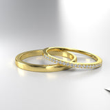 Gold Wedding Bands - 06GG85