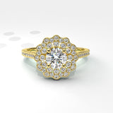 0.99ct Brilliant Diamond Gold Engagement Ring - 06GG89