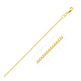 10k Yellow Gold Octagonal Box Chain 1.2mm-rx03776-18