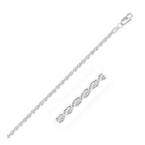 Sterling Silver 2.9mm Diamond Cut Rope Style Chain-rx79302-20