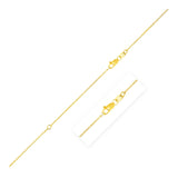 Extendable Cable Chain in 14k Yellow Gold (0.8mm)-rx52084-18