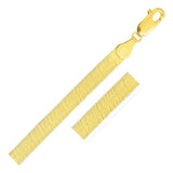 6.0mm 14k Yellow Gold Super Flex Herringbone Chain-rx37558-16