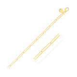 14k Yellow Gold Wire Paperclip Chain (2.7mm)-rx47043-18