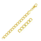 5.3mm 10k Yellow Gold Curb Chain-rx03960-22